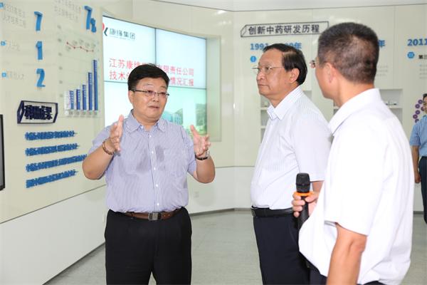 國家衛計委副主任、國家中醫藥局局長王國強來银河yh0076藥業調研